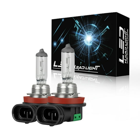 IHNZCB H11 Halogen Headlight Bulbs Low Beam 3400K White Bright