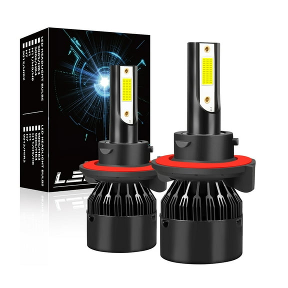 IHNZCB H13 LED Headlight Bulbs Combo Kit, 500% Times Brighter, 6500K White, High Low Dual Beam, Pack of 2