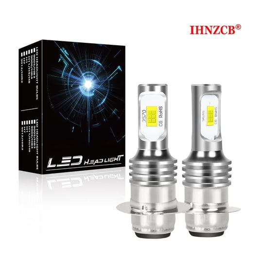 IHNZCB H6M LED Fog Light Bulbs or DRL 10000 Lumens 6000K Cool White Light Lamps Replacement 2x