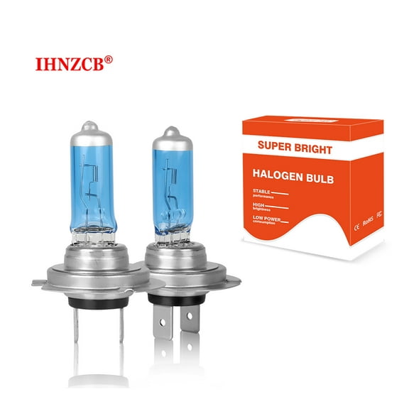 IHNZCB  H7 Halogen Bulb Super Bright 
4200K Warm White Car High/Low Beam Bulb Replkacement 2x