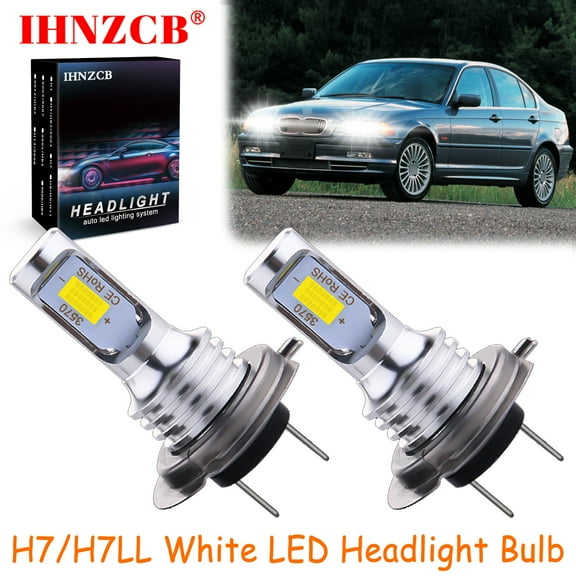 IHNZCB H7 for Bmw 3 Series E46 White Led Headlight Bulb High Beam,YTB,Y44