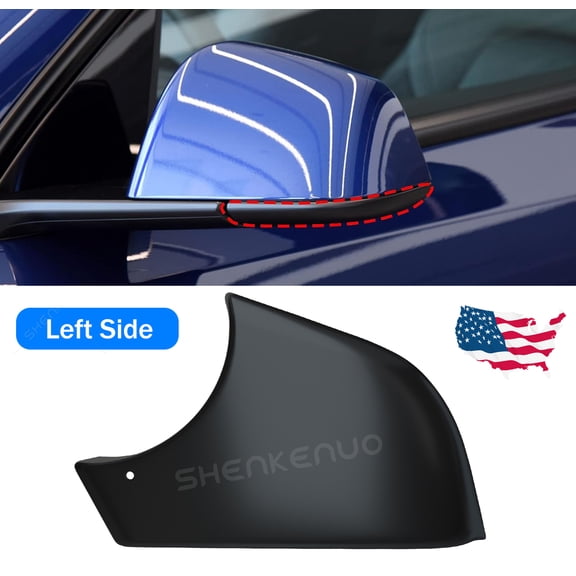 IHNZCB Left Driver Side View Mirror Lower Cover Cap Holder For Tesla Model Y 8202202,Y05