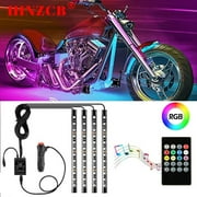 IHNZCB RGB LED 4 Wheeler Underglow 12v Custom LED Neon Accent Lighting 1 Quad UTV US Stock