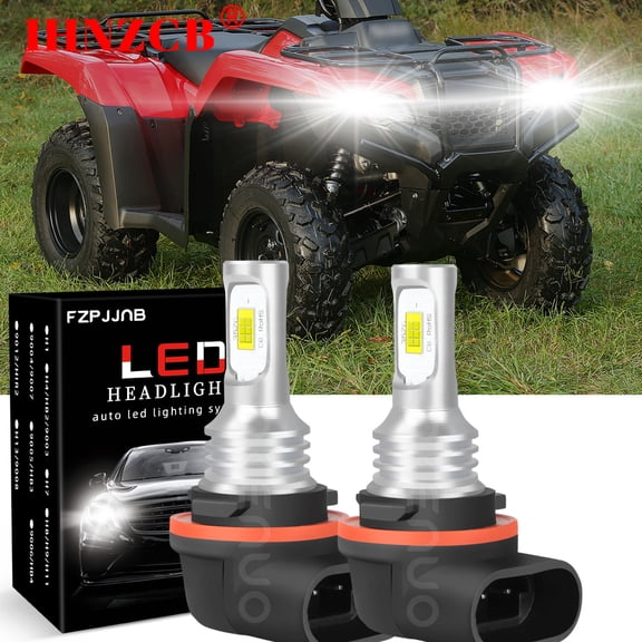 IHNZCB Replacement For 4030061 Headlight Bulbs ATV Polaris models 30/30w 3 Prong 6000K Bulbs