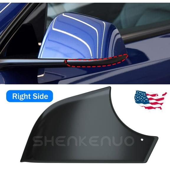IHNZCB Right Driver Side View Mirror Lower Cover Cap Holder For Tesla Model Y 8202203,Y01