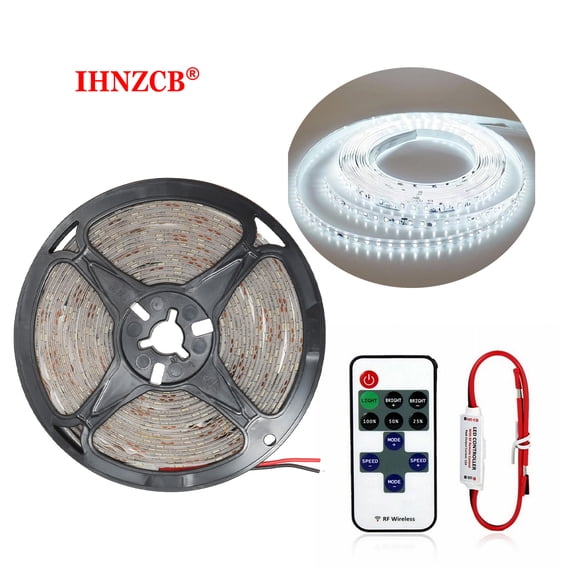 IHNZCB Waterproof White LED Strip Light 16ft for Boat / Truck / Car/ Suv / Rv White