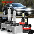 thumbnail image 1 of IHNZCB for BMW X5 2007 - 2017 D1S+H11 Headlight HID High/Low Beam + LED Fog Light Bulbs Qty4 Y01, 1 of 15
