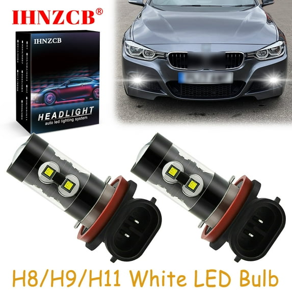 IHNZCB for Bmw 1 2 3 4 5 6 7 X Series H11 Led Fog Driving Light 6000k White Bulbs