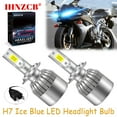 thumbnail image 1 of IHNZCB for Honda Cbr 600rr 1000rr 2003-2017 F4i Rc51 Motorcycle Led Headlights Bulb,H7,Ice Blue,C6L,Y12, 1 of 15