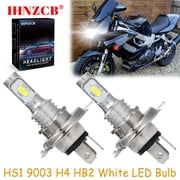 IHNZCB for Honda GB500 XL600V VTR1000F VT1300CR - 2X HS1 9003 H4 HB2 LED Headlights Bulb 50W White YTB,Motorcycle Light,Y26