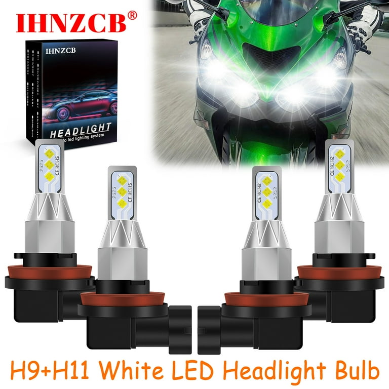 IHNZCB for Kawasaki Ninja ZX14R ZX1400 2012-2017 4X H9+H11