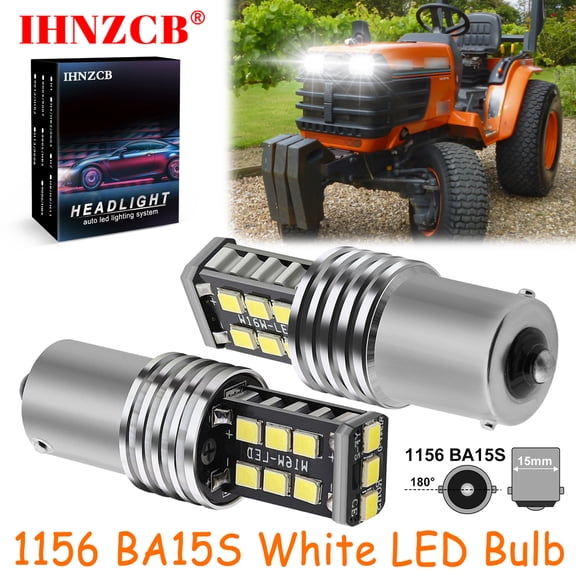 IHNZCB for Kubota B2410, B2630, B2710, B2910 12v 2x Bright Led Headlight Bulbs