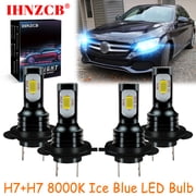 IHNZCB for Mercedes-Benz C350 2006-2016 H7 Led Headlights Bulb High/Low Beam 8000k Ice Blue,HKL,Y05