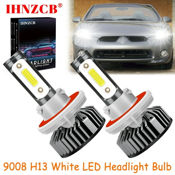IHNZCB for Mitsubishi Eclipse 2006-2012 Led Headlights Bulb H13 9008 High And Low Beam 6000k White,Y01