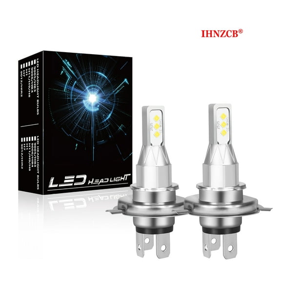 IHNZCB for Raider XV1900 Virago XV920 Bolt XVS950 Venture XVZ1200 2X HS1 9003 H4 HB2 LED Headlights Bulb 55W White LXB,Motorcycle Light,Y93