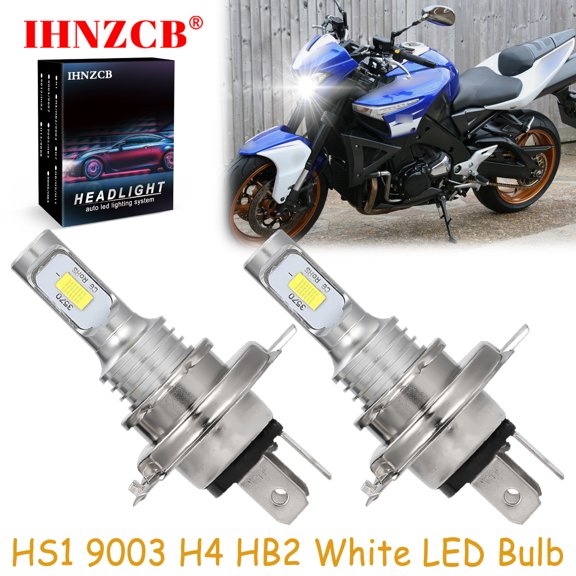 IHNZCB for Suzuki B-King GSX1300BK 2008-2009 - 2X HS1 9003 H4 HB2 LED Headlights Bulb 50W White YTB,Motorcycle Light,Y80
