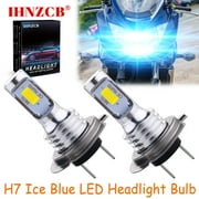 IHNZCB لـ Suzuki Bandit GSF1250S 2007-2009 2016 2X H7 LED المصابيح الأمامية 55W Ice Blue YTL،ضوء دراجة نارية،Y27
