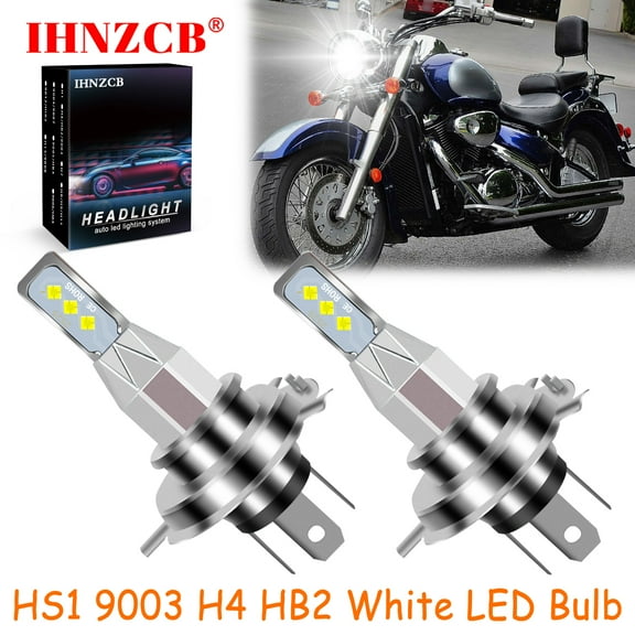 IHNZCB for Suzuki Boulevard C50 C90 2005-2017 2X HS1 9003 H4 HB2 LED Headlights Bulb 55W White LXB,Motorcycle Light,Y96