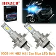 thumbnail image 1 of IHNZCB for Suzuki Burgman AN400/S AN650/A - 2X HS1 9003 H4 HB2 LED Headlights Bulb 55W Ice Blue YTL,Motorcycle Light,Y73, 1 of 12