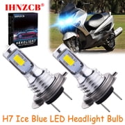 IHNZCB for Suzuki Burgman UH200 2014-2017 2X H7 LED Headlights Bulb 55W Ice Blue YTL,Motorcycle Light,Y28