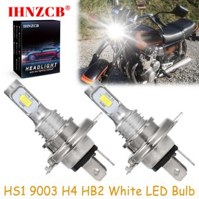 IHNZCB for Suzuki GS650E GS650M GS650G/GL - 2X HS1 9003 H4 HB2 LED Headlights Bulb 50W White YTB,Motorcycle Light,Y89