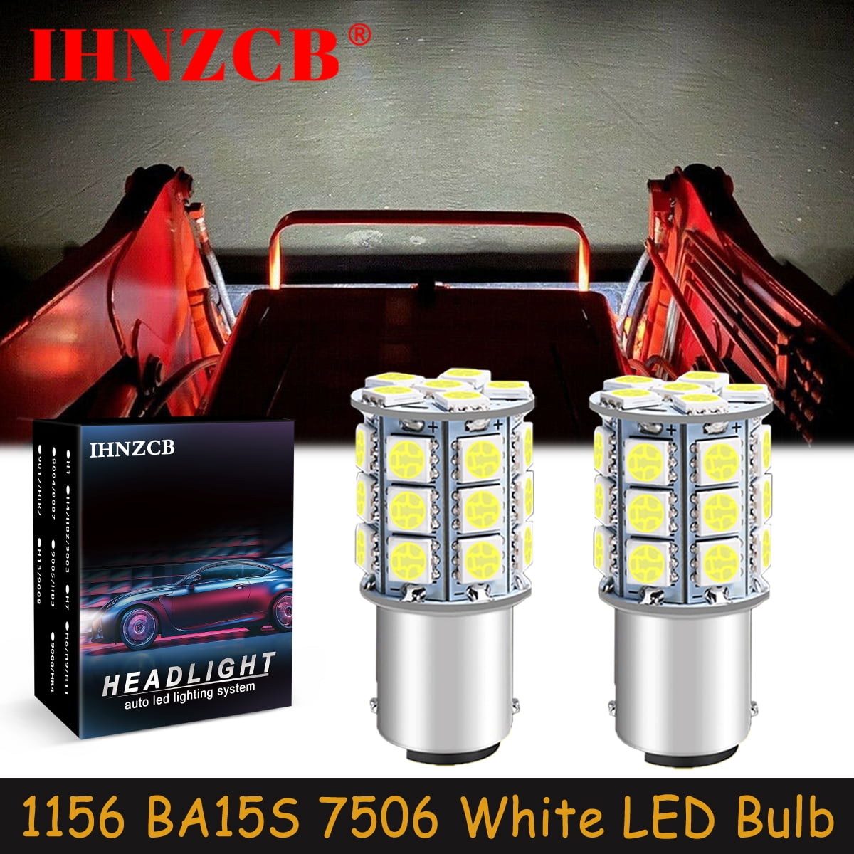 IHNZCB for Toro Wheel Horse 518xi 520xi 520Lxi 522xi 523Dxi 2x LED Light Bulbs Y75