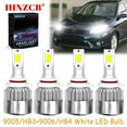 thumbnail image 1 of IHNZCB for Toyota Matrix 2003-2008 Led Headlights Bulbs High Low Beam,9005+9006,C6B,Y18, 1 of 10