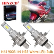 IHNZCB لـ Yamaha CF300 GTS1000A - 2X HS1 9003 H4 HB2 LED المصابيح الأمامية لمبة 50 وات أبيض YTB ، ضوء الدراجات النارية ، Y106