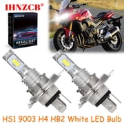 IHNZCB for Yamaha FZ1 FZ6R FZ07 FZ8 FZ09 - 2X HS1 9003 H4 HB2 LED Headlights Bulb 50W White YTB,Motorcycle Light,Y109