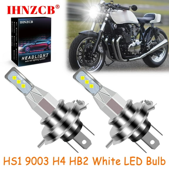 IHNZCB for Yamaha Seca XJ600S XJ650L XJ650R XJ750R XJ900R XV920R 2X HS1 9003 H4 HB2 LED Headlights Bulb 55W White LXB,Motorcycle Light,Y125