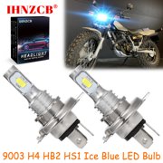 IHNZCB for Yamaha TW200 1987-2017 - 2X HS1 9003 H4 HB2 LED Headlights Bulb 55W Ice Blue YTL,Motorcycle Light,Y103