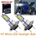 thumbnail image 1 of IHNZCB for Yamaha YZF R1 R3 R6 R6S - 2X H7 LED Headlights Bulb 55W White YTB,Motorcycle Light,Y37, 1 of 12