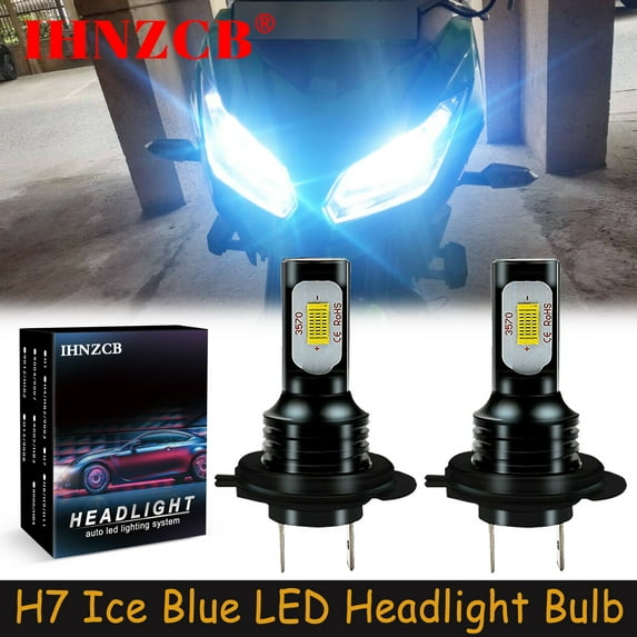 IHNZCB for Yamaha YZF-R6 2006 2008 2009 YZF-R1 8000K H7 Motorcycle LED Headlight Bulb