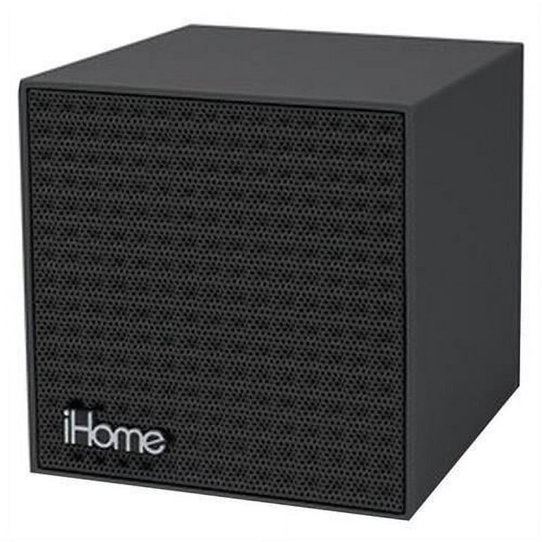 IHOME IBT16BBC Rubberized Bluetooth(R) Mini Speaker Cube with Rechargeable  Battery - Walmart.com