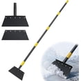 thumbnail image 1 of IHOMEPARK Garden Cleaning Shovel, 63"  Heavy Duty Garden Tool, Multifunctional Flat Shovel for Digging, Weeding,Scraping, Ice Remove (2 Blades), 1 of 10