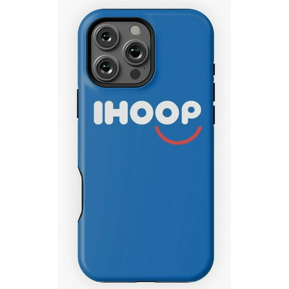 IHOOP Blue Basketball Phone Case for iPhone 16 15 14 13 12 11 Pro Max