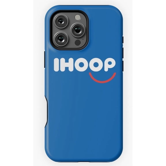 IHOOP Blue Basketball Sports Player Court Fan Athlete Gift A370 Protective Case for iPhone 17 16 15 14 13 12 11 Pro Max