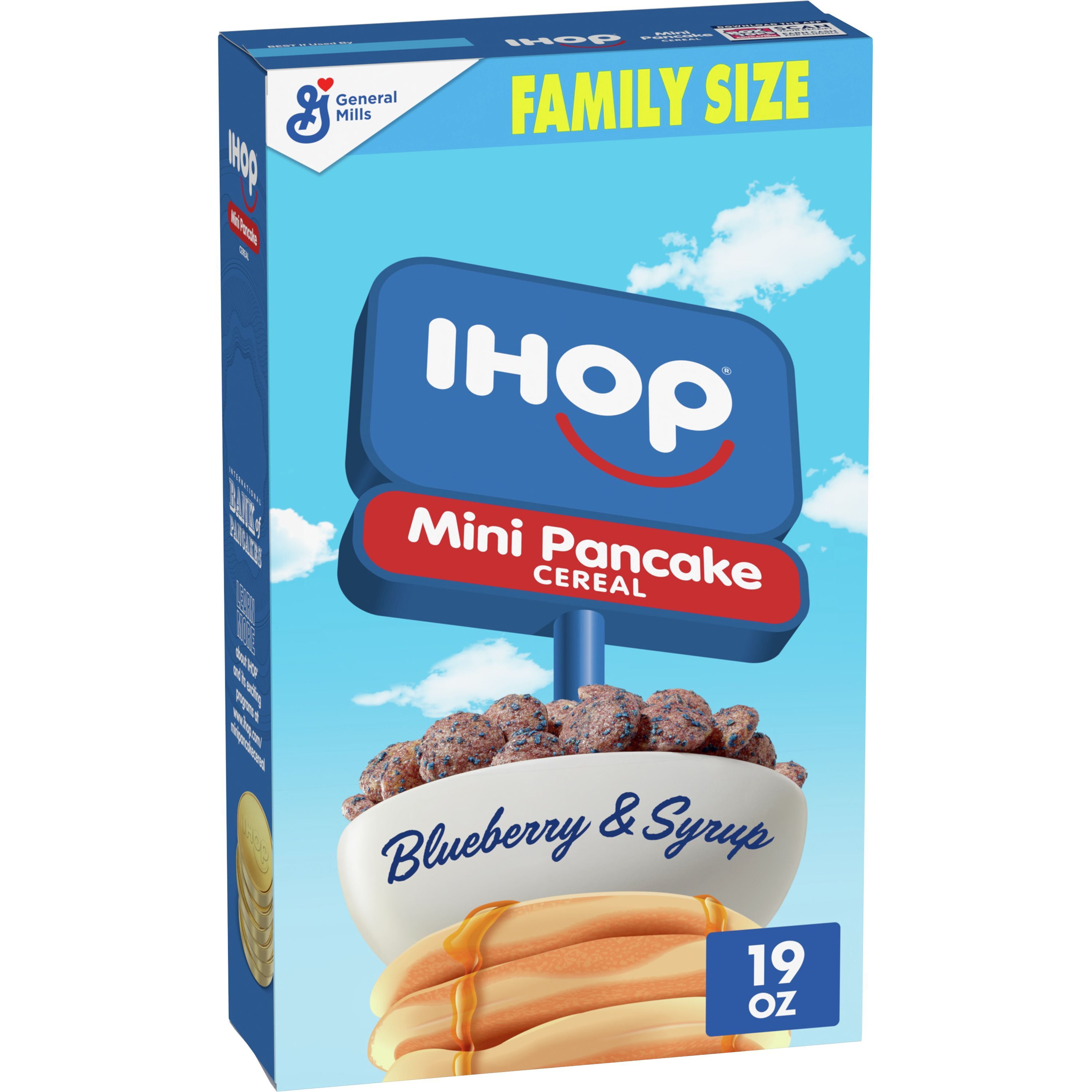 IHOP Blueberry and Syrup Flavored Breakfast Cereal, 19 OZ