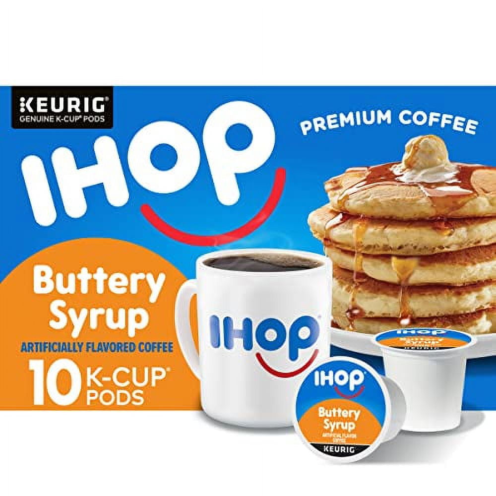 IHOP Buttery Syrup Flavored Keurig KCup Coffee Pods, 10 ct Box