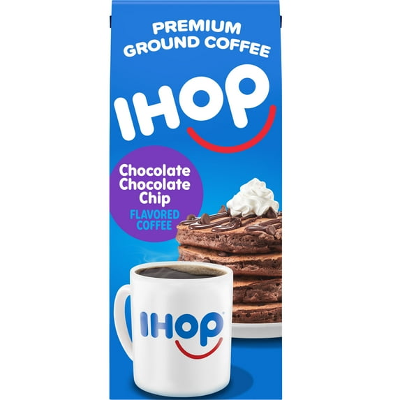 IHOP Chocolate Chocolate Chip Flavored Ground Coffee, 11 oz Bag