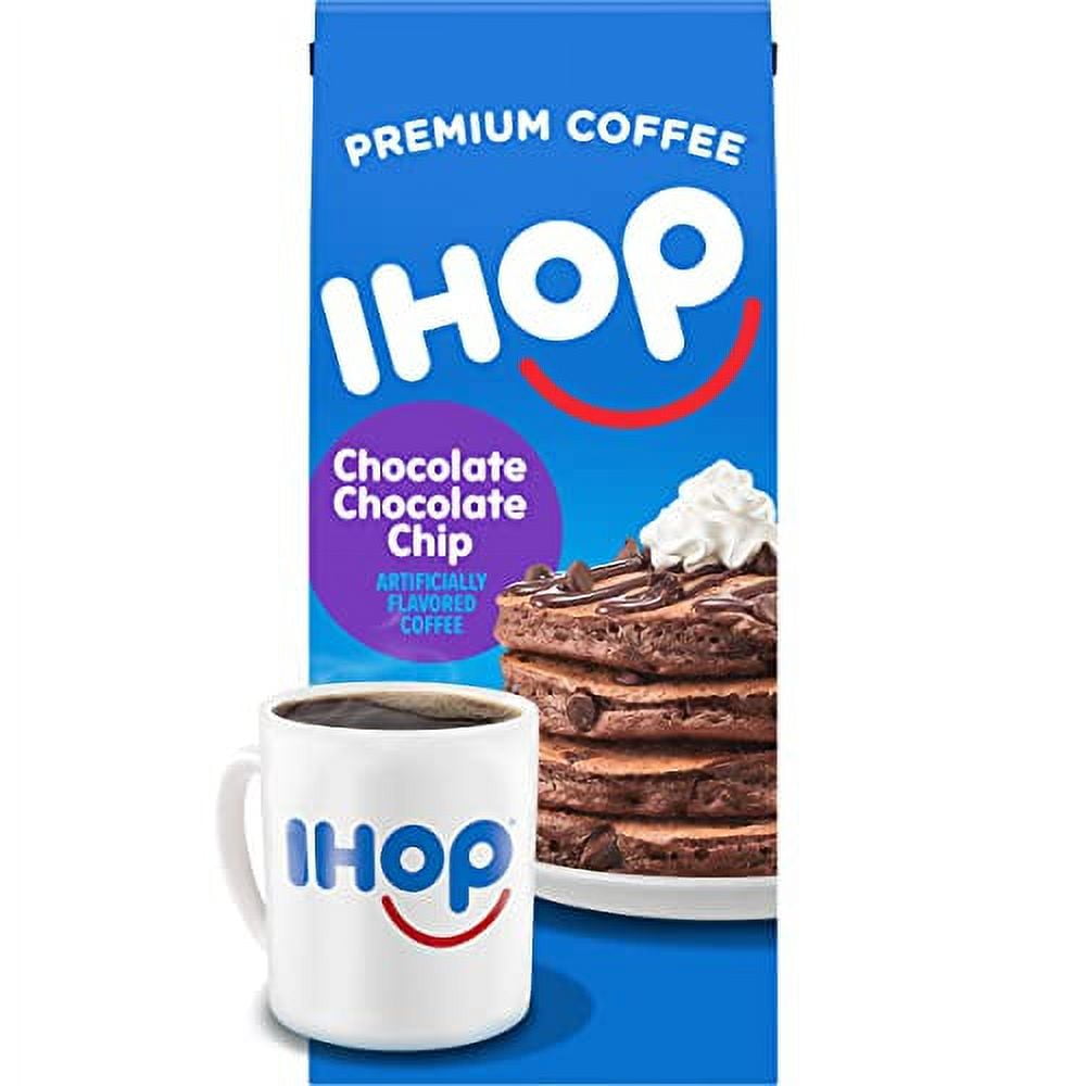 IHOP Chocolate Chocolate Chip Flavored Ground Coffee, 11 oz Bag