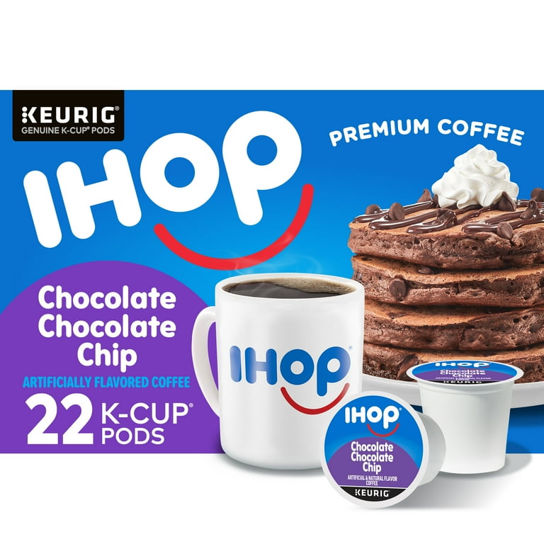 IHOP Chocolate Chocolate Chip Flavored Keurig K Cup Coffee Pods