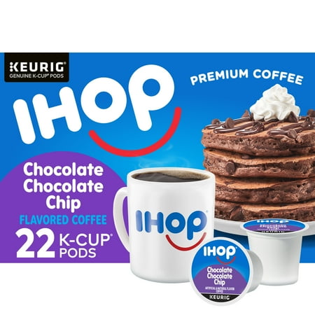 IHOP Chocolate Chocolate Chip Flavored Keurig K-Cup® Coffee Pods, 22 ct Box