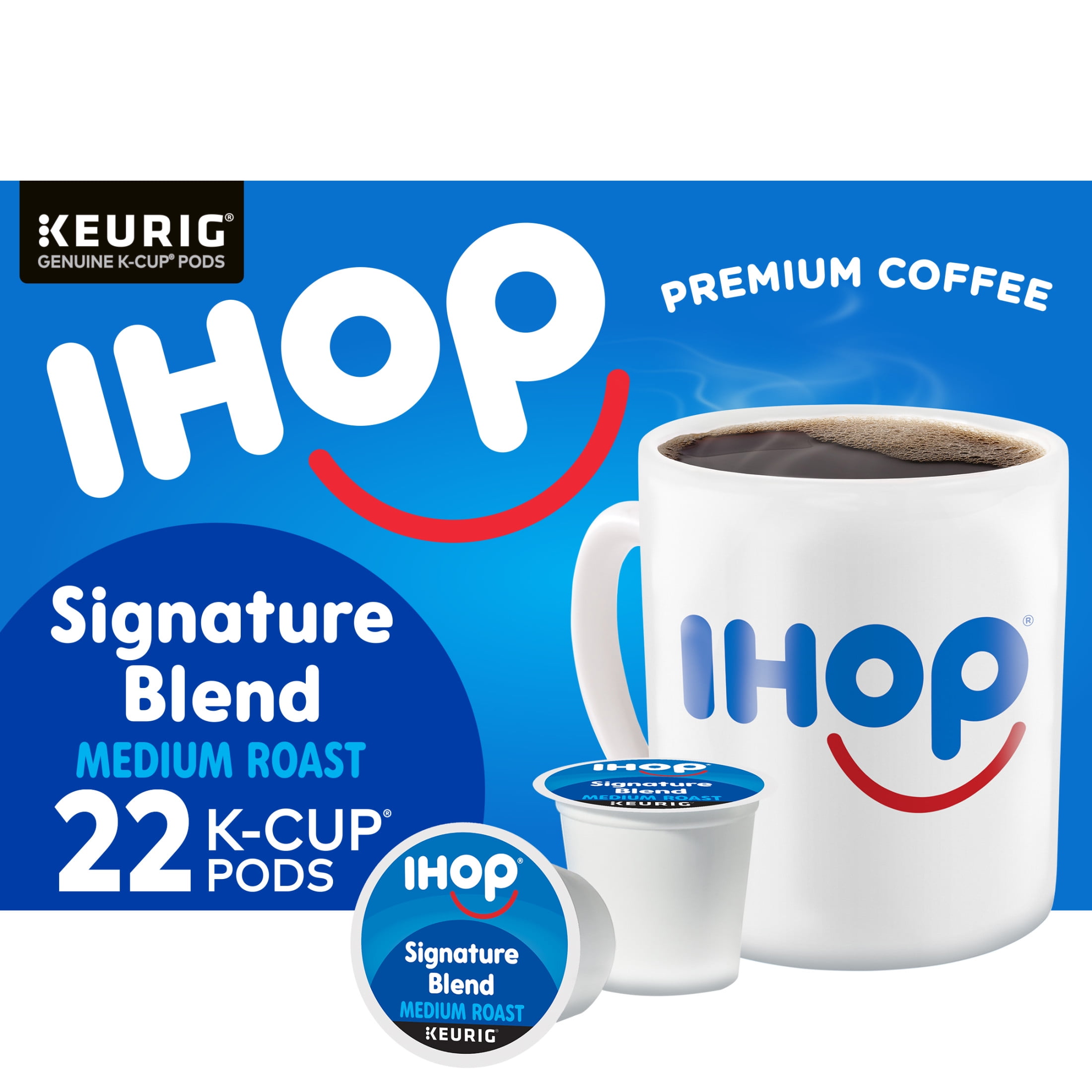 IHOP Medium Roast Signature Blend Keurig K-Cup Coffee Pods, 22 ct Box