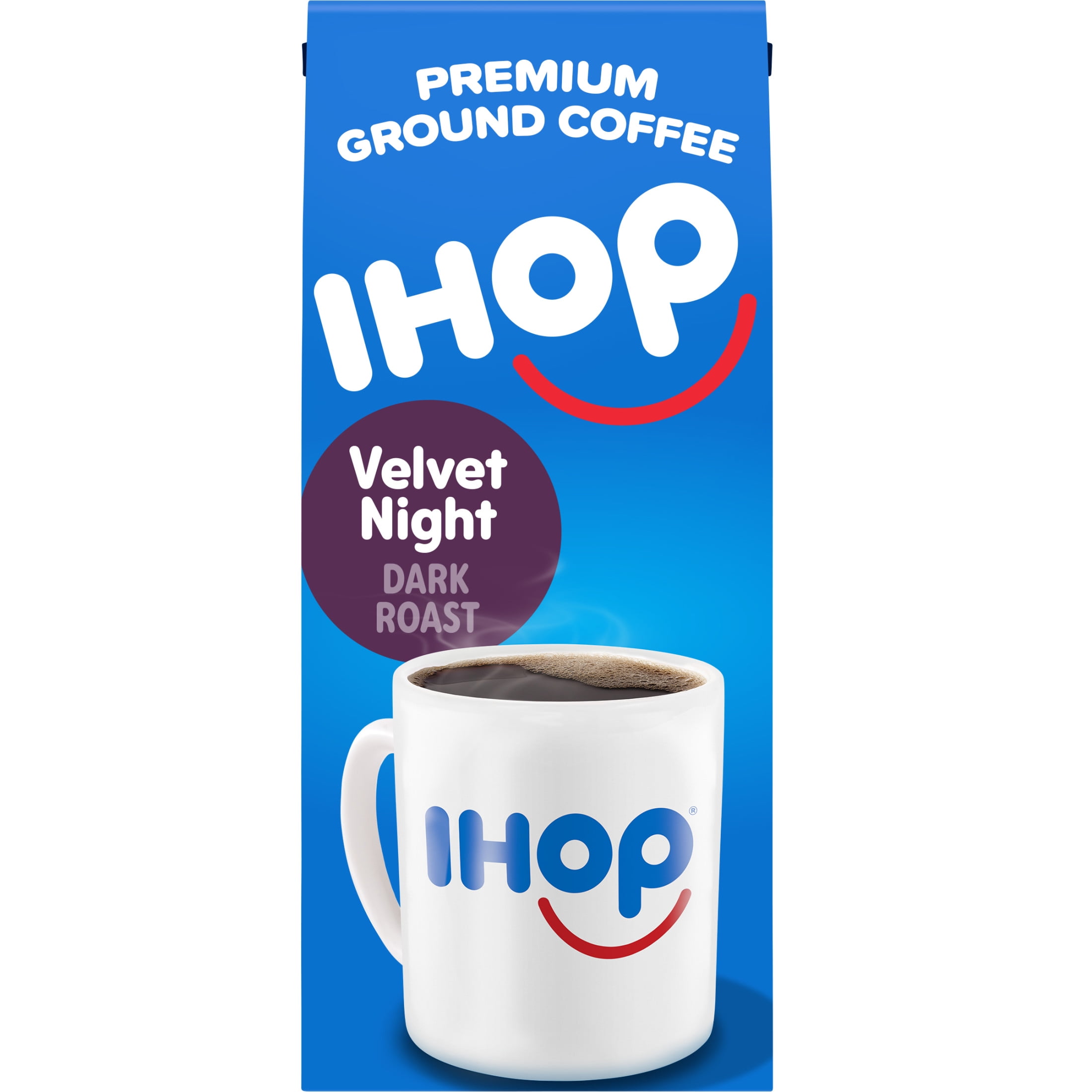 IHOP Velvet Night Dark Roast Ground Coffee, 12 oz Bag