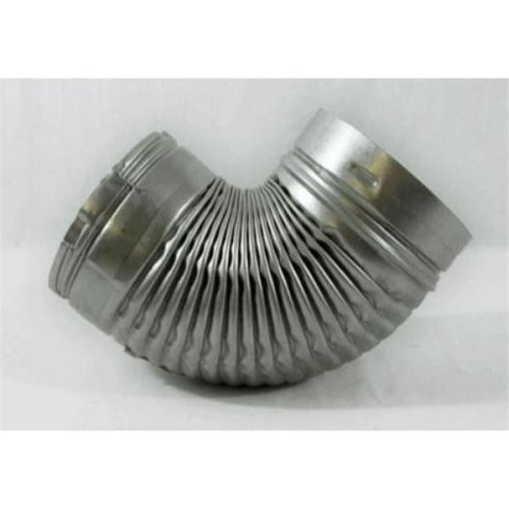 IHP SV4.5E90 4.5 x 7.5 in. 77L77 Secure Vent Direct Vent Chimney - 90 deg Elbow