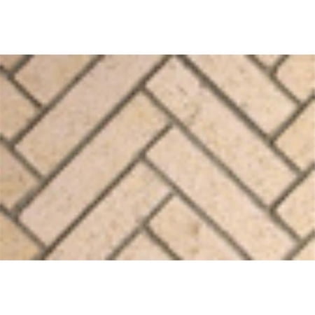IHP MOSAIC42M5-GEORGIAN IVRY Superior Mosaic Masonry Ivory Split Herringbone Brick Liner - F0349