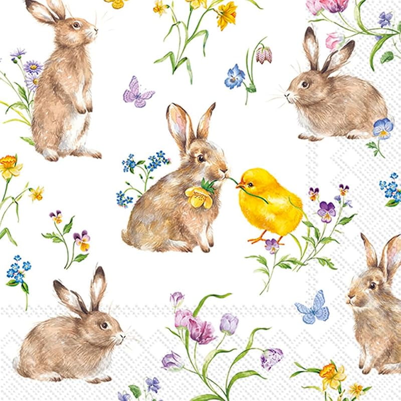 IHR Ideal Home Range Cocktail Napkins Disposable 3Ply Paper Party