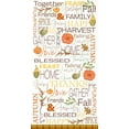 thumbnail image 1 of IHR Ideal Home Range Dinner Disposable 3-Ply Paper Guest Towels Buffet Napkins, 8.5" 4.5", Fall Words, 1 of 2