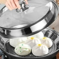 thumbnail image 1 of IHXORA Stainless Steel Steaming Tray Insert, Versatile Steamer Rack, 34cm Diameter, for Steaming Vegetables, Dumplings, Seafood, 1 Pc, 1 of 8